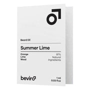 Skäggolja, Summer Lime, Prover, 1 ml.