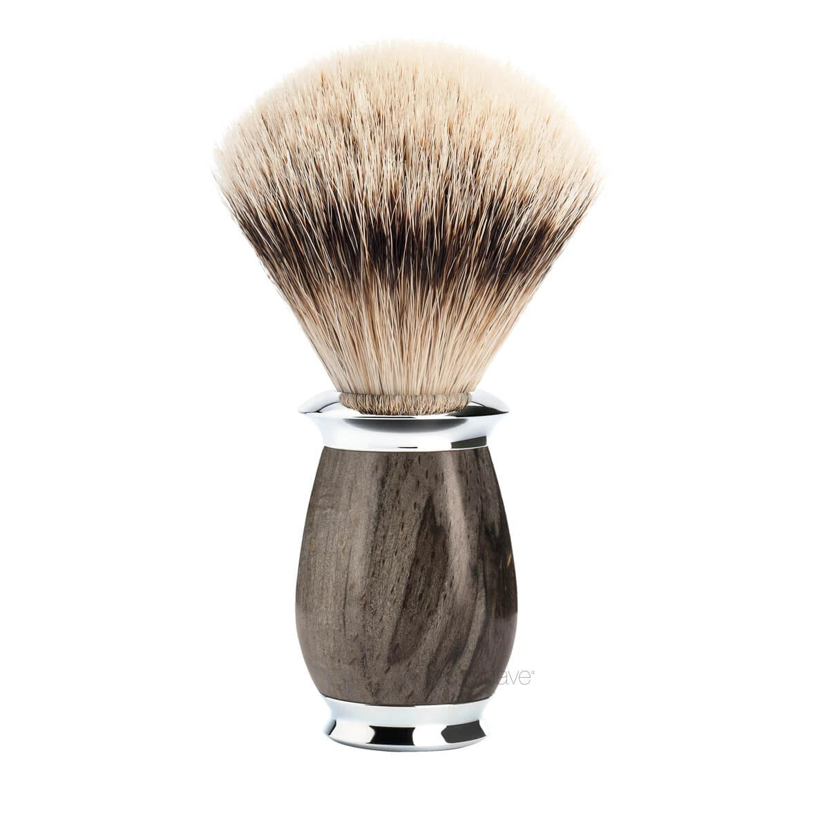 Silvertip Rakborste, 21 mm, Purist, Grained Beech