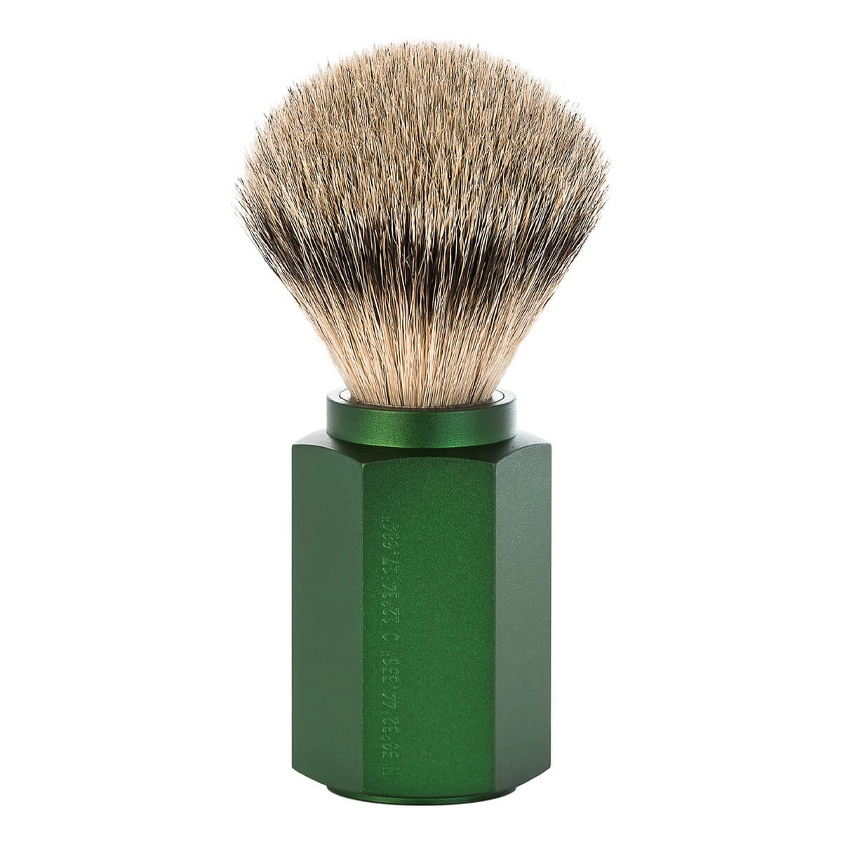 Mark Braun Silvertip Badger Rakborste, 21 mm, Hexagon, Aluminiumskog