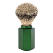 Mark Braun Silvertip Badger Rakborste, 21 mm, Hexagon, Aluminiumskog