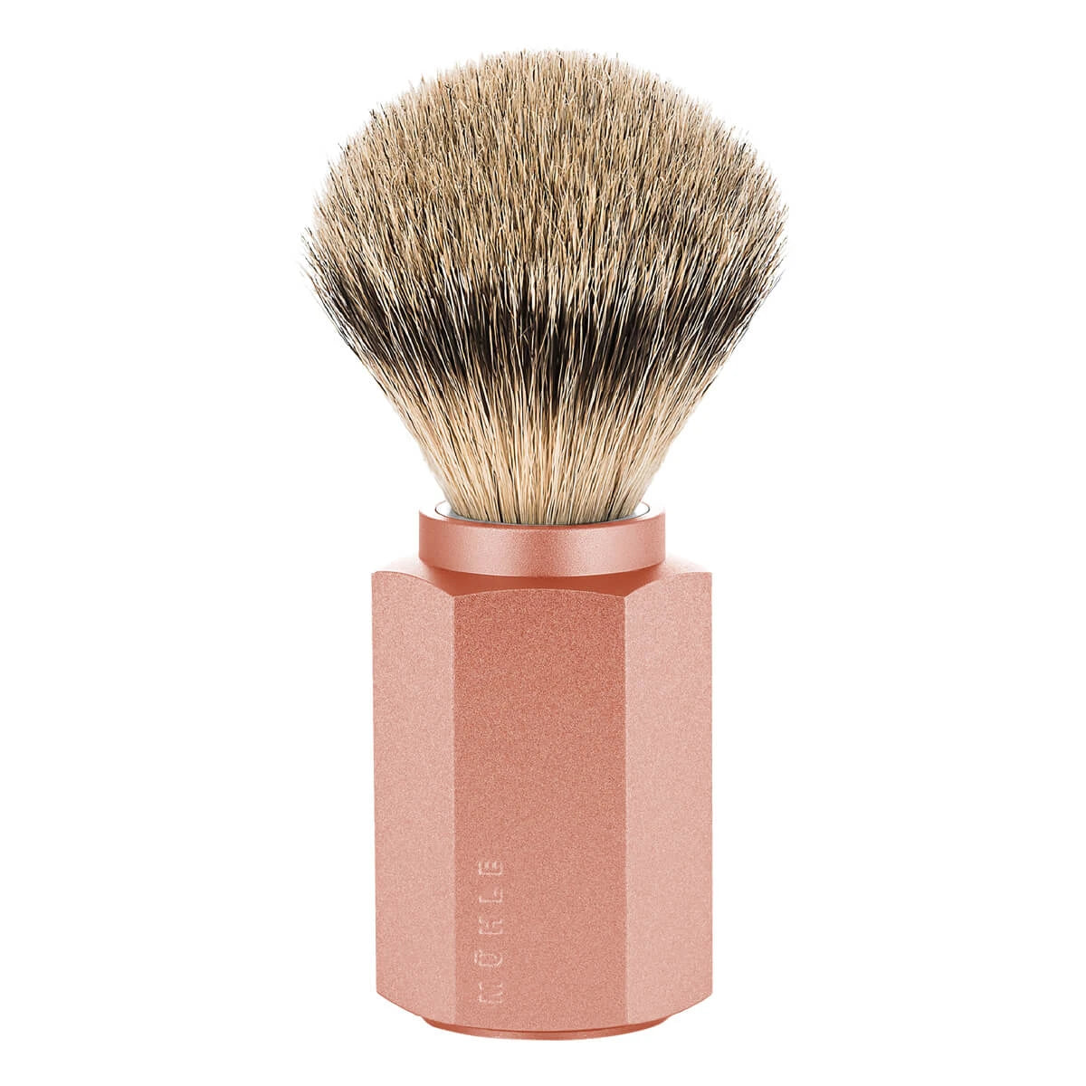 Mark Braun Silvertip Badger Rakborste, 21 mm, Hexagon, Aluminium Sunrise