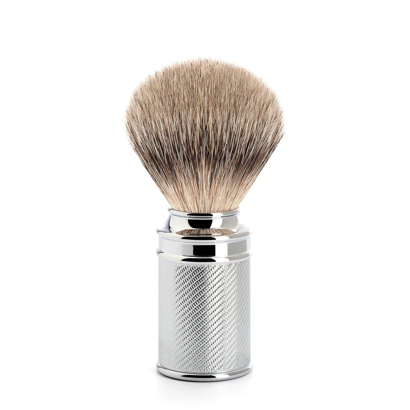 Silvertip Rakborste, 21 mm, traditionell, krom