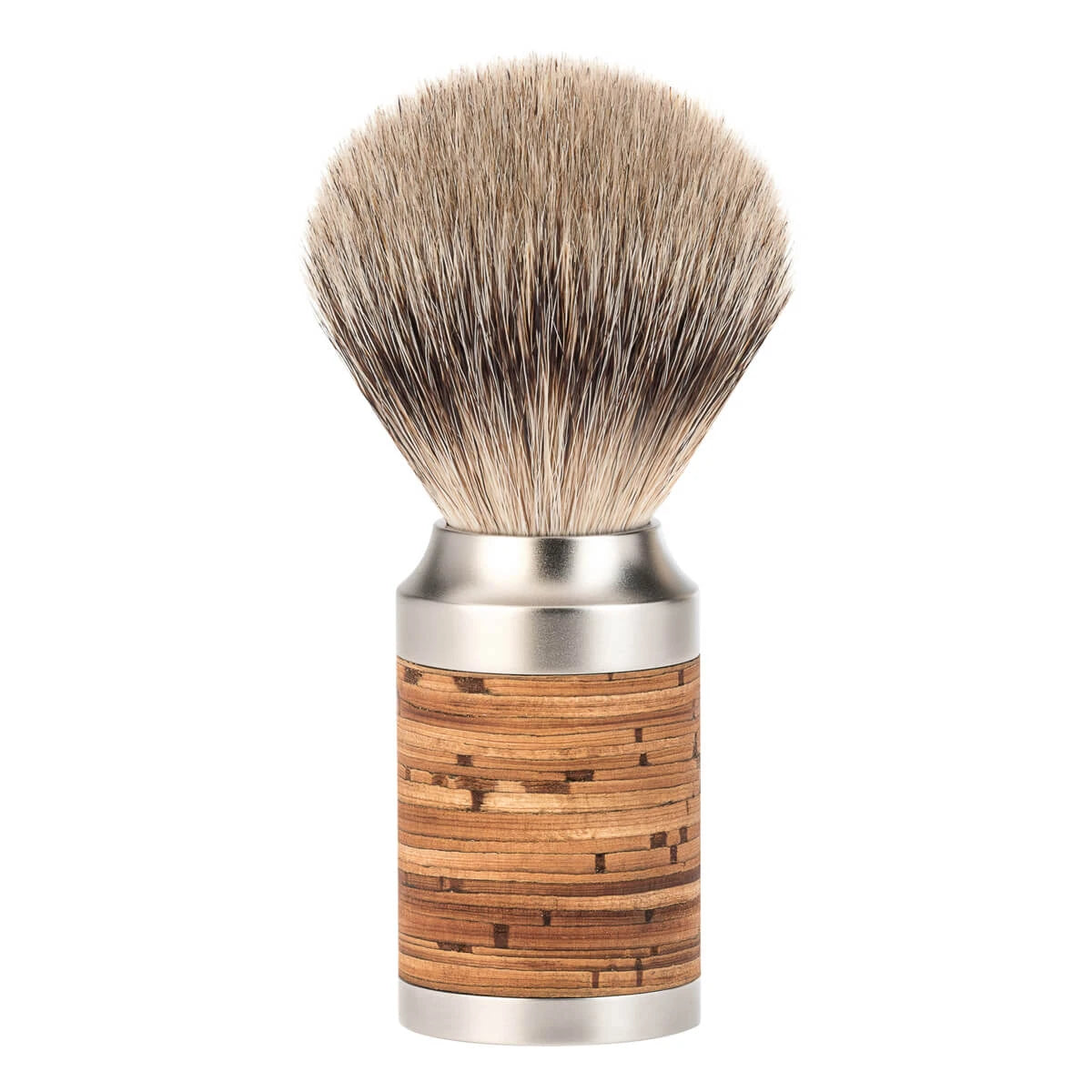 Silvertip Rakborste, 21 mm, Rocca, rostfritt stål & björkbark
