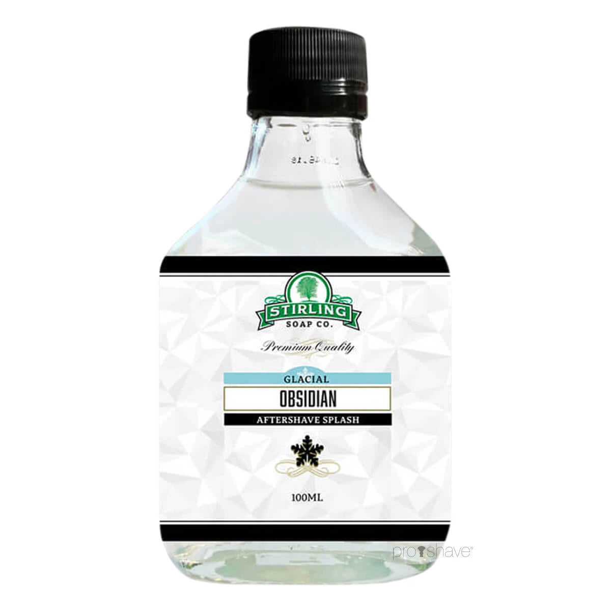 Aftershave Splash, Glacial Obsidian, 100 ml.
