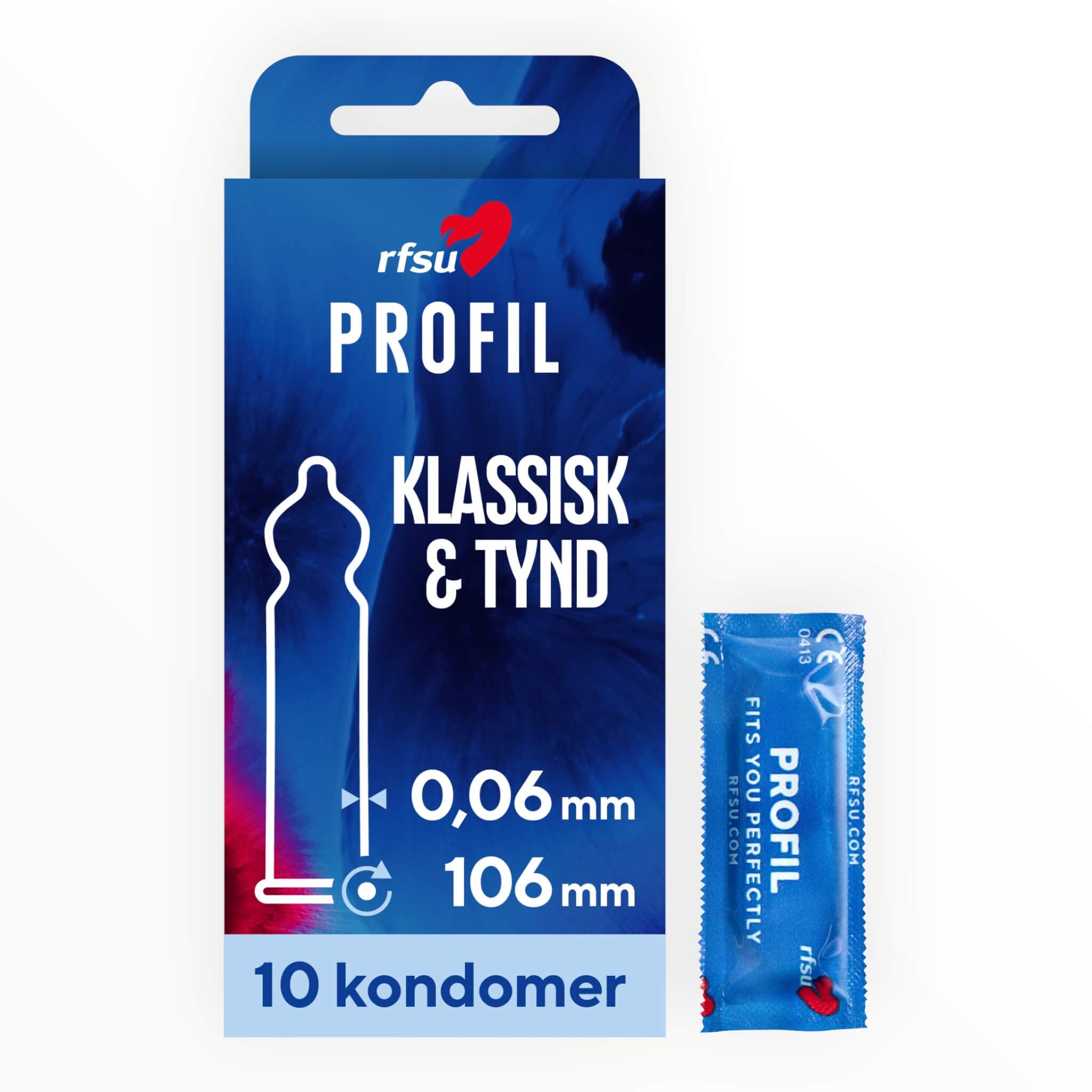 Profil-kondomer, 10 st.