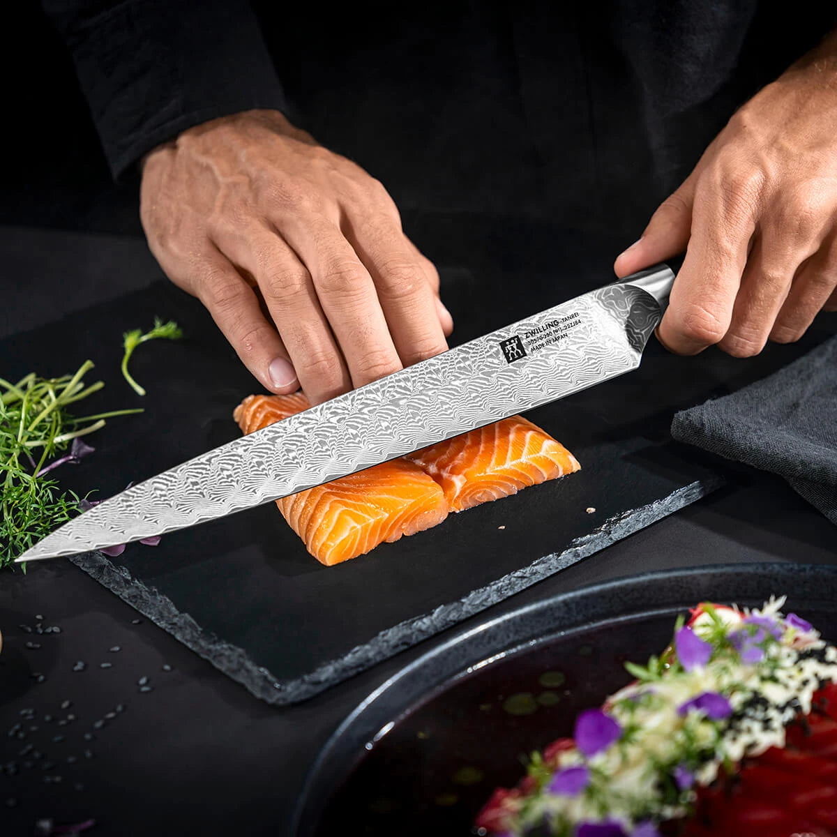 Zwilling Tanrei Trancheringskniv, Sujihiki 23 cm, Micarta