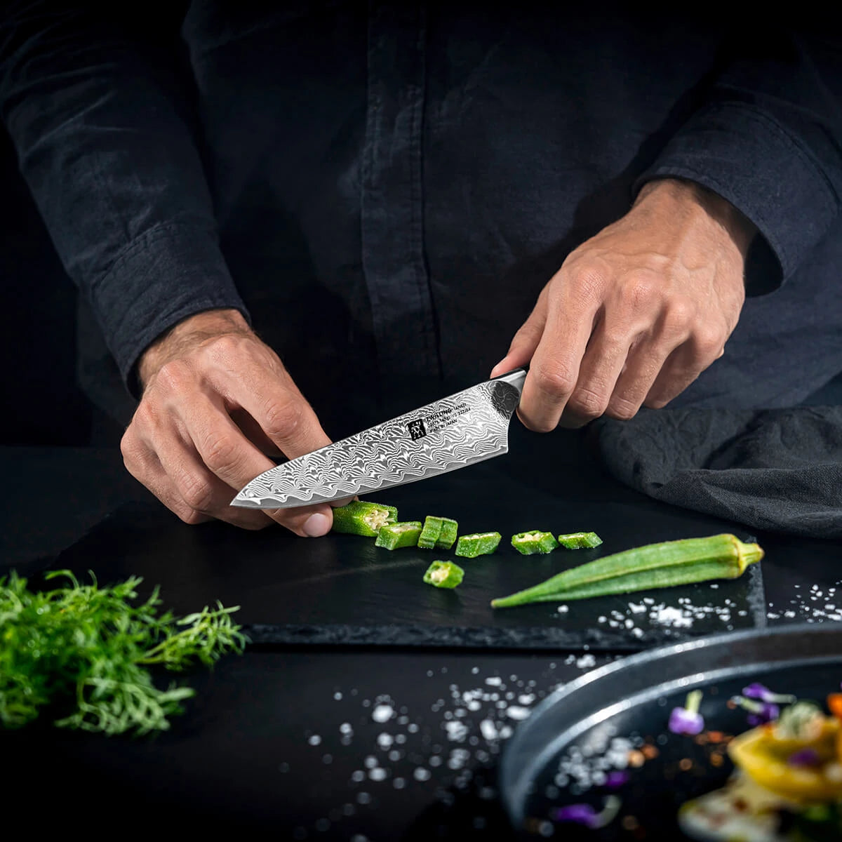 Zwilling Tanrei Compact kockkniv 14 cm, Micarta