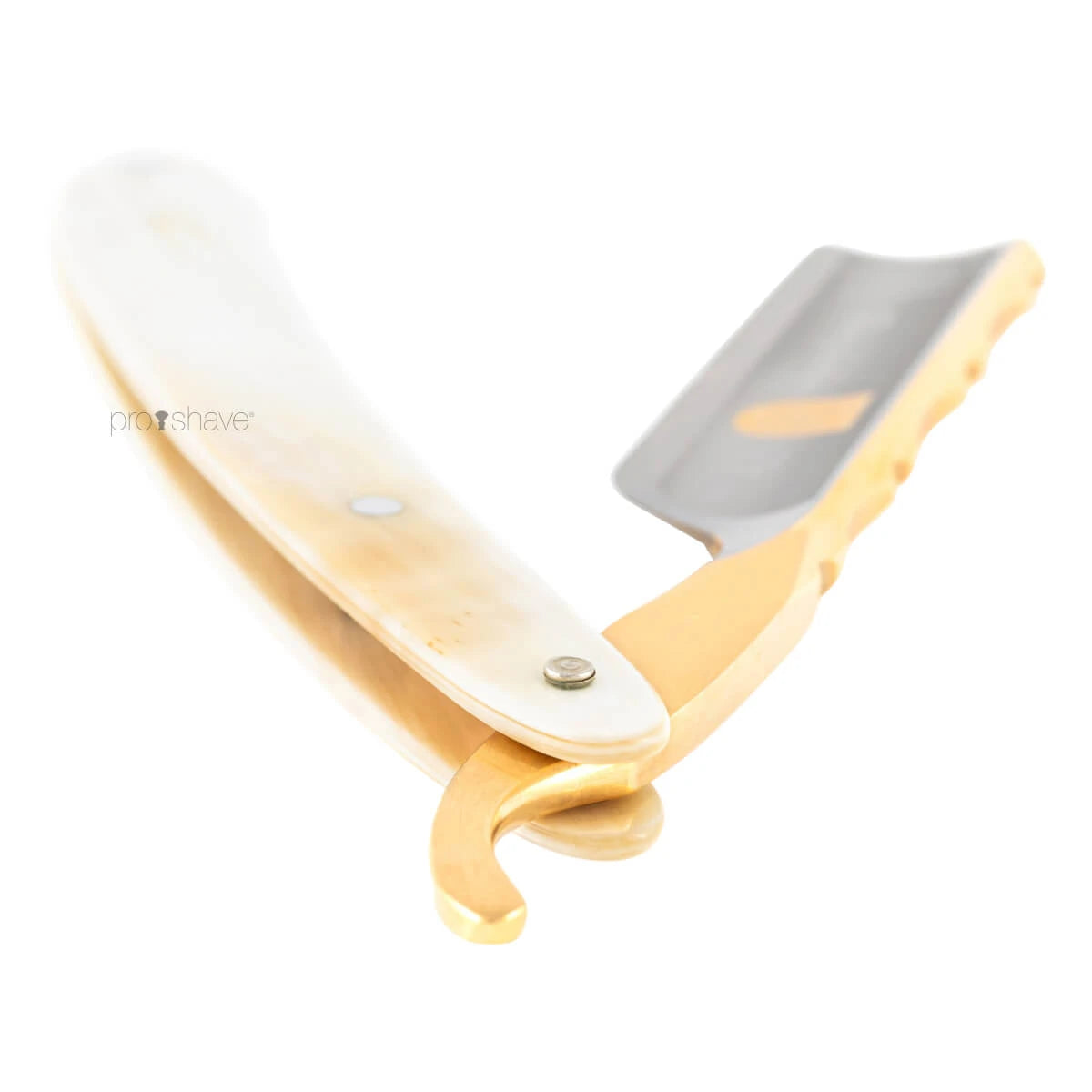 Rakkniv 6/8, spansk spets, Bergischer Löwe, Horn