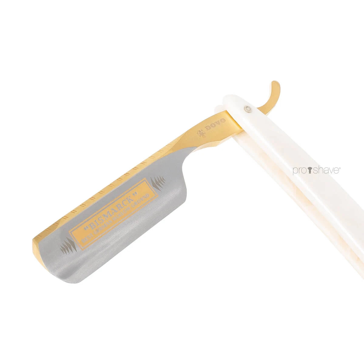 Rakkniv 6/8, rund näsa, Bismarck, pärlemor