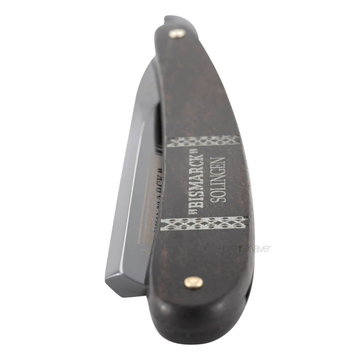 Rakkniv 6/8, rund nos, Bismarck, svart & ebenholts