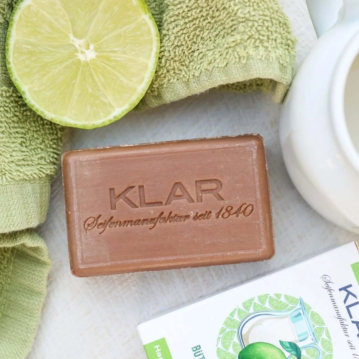 Tvål, Kärnmjölk & Lime, 100 gr.