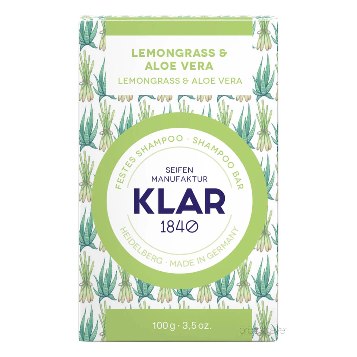 Schampo Bar, Citrongräs & Aloe Vera, 100 gr.
