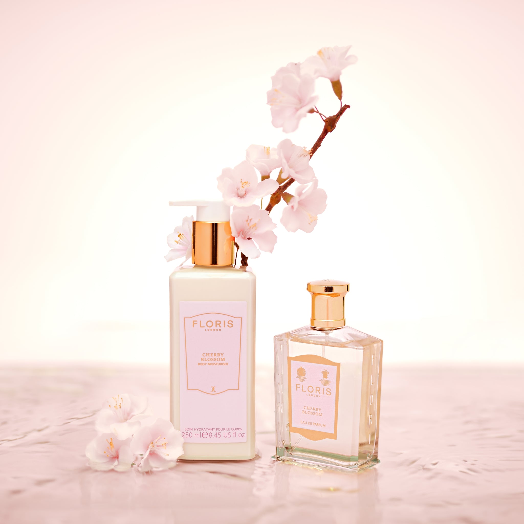 Cherry Blossom, Body Moisturiser, 250 ml.