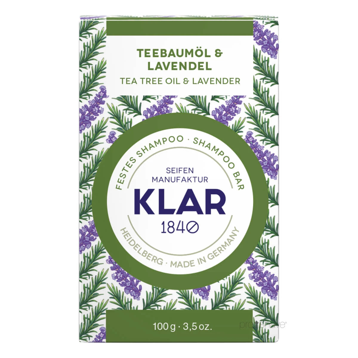 Schampo Bar, Tea Tree Oil & Lavendel, 100 gr.