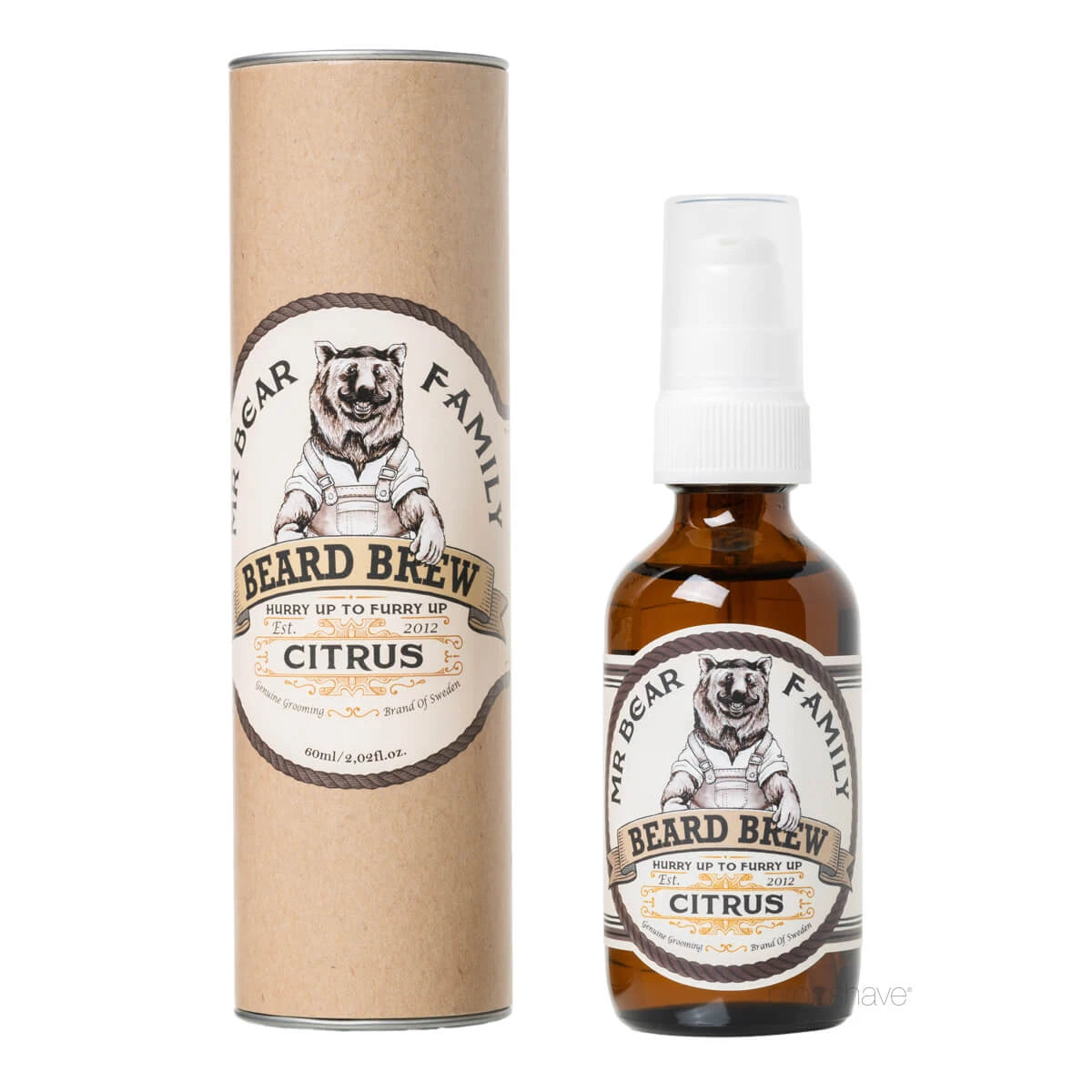 Skäggolja, Skäggolja, Citrus, 60 ml.