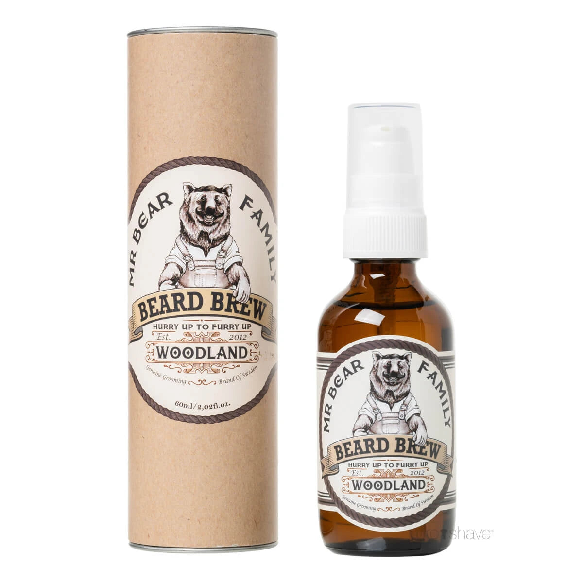 Skäggolja, Beard Brew Oil, Woodland, 60 ml.