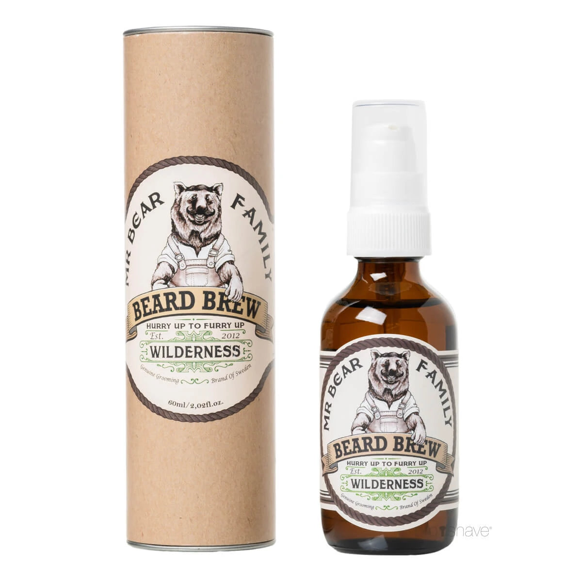 Skäggolja, Beard Brew Oil, Wilderness, 60 ml.