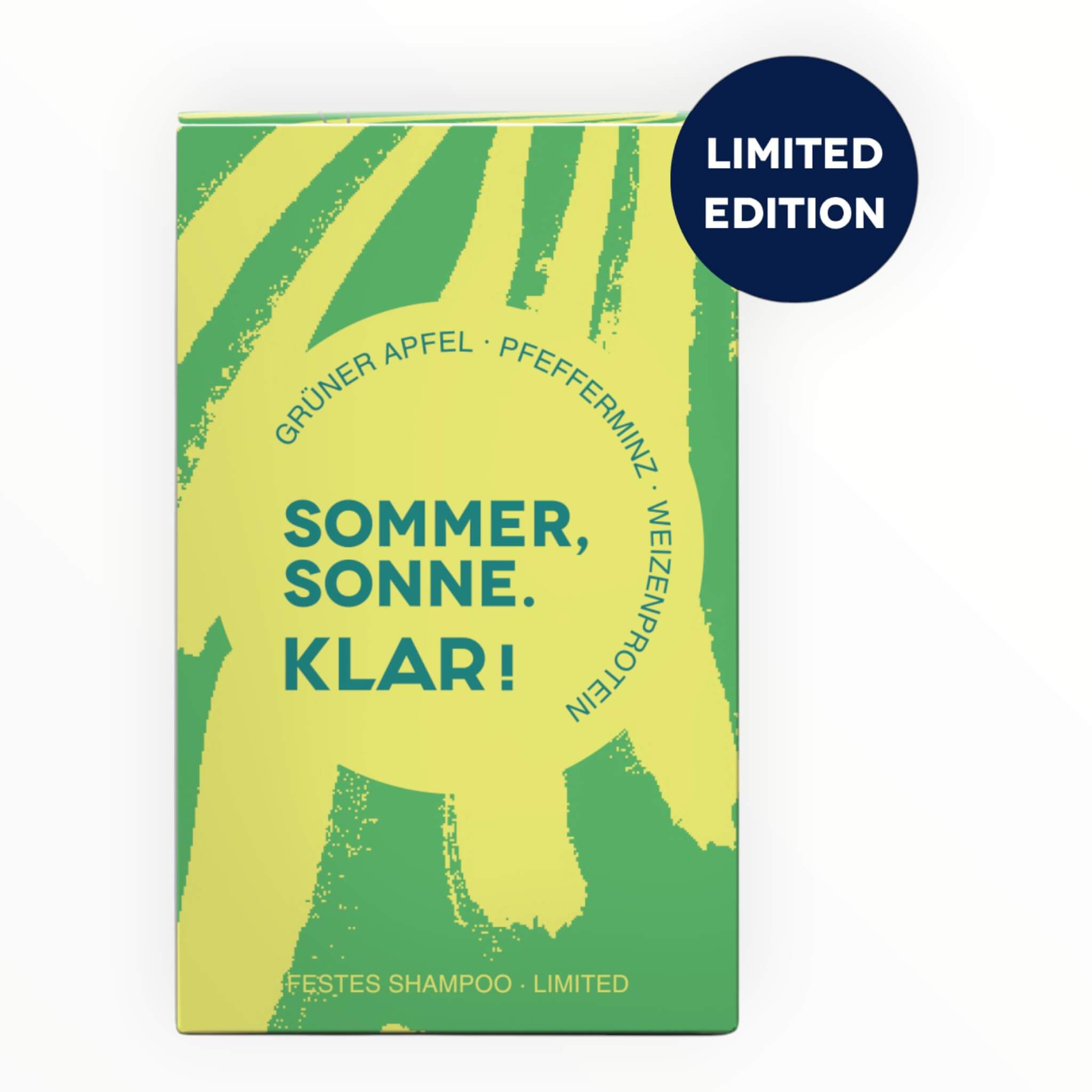 Shampoo Bar, Grønt æble & Pebermynte - Limited Edition, 100 g.