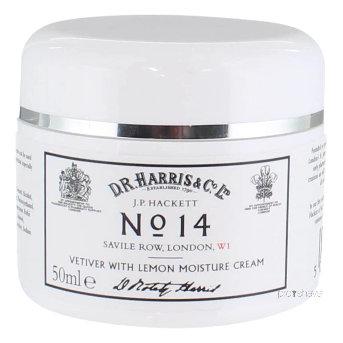 Nr 14 Vetiver with Lemon Moisture Cream, 50 ml.