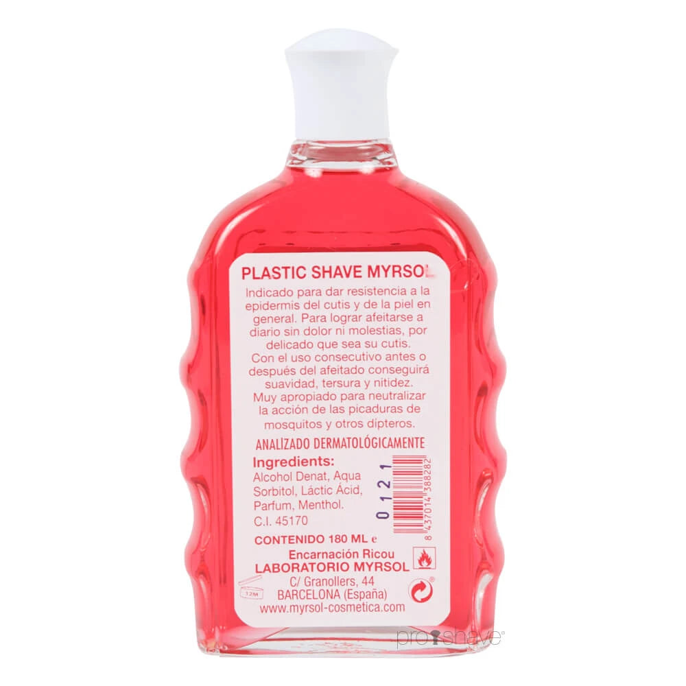 Aftershave Lotion, Plastic Shave, 180 ml.