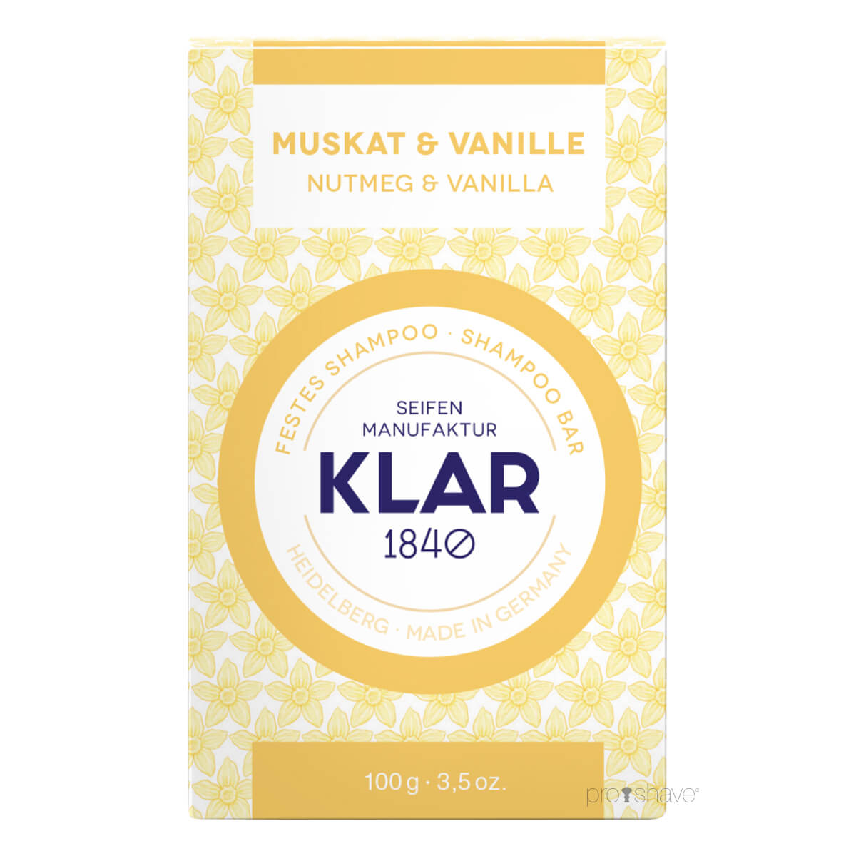 Schampo Bar, Muskotnöt & Vanilj, 100 gr.