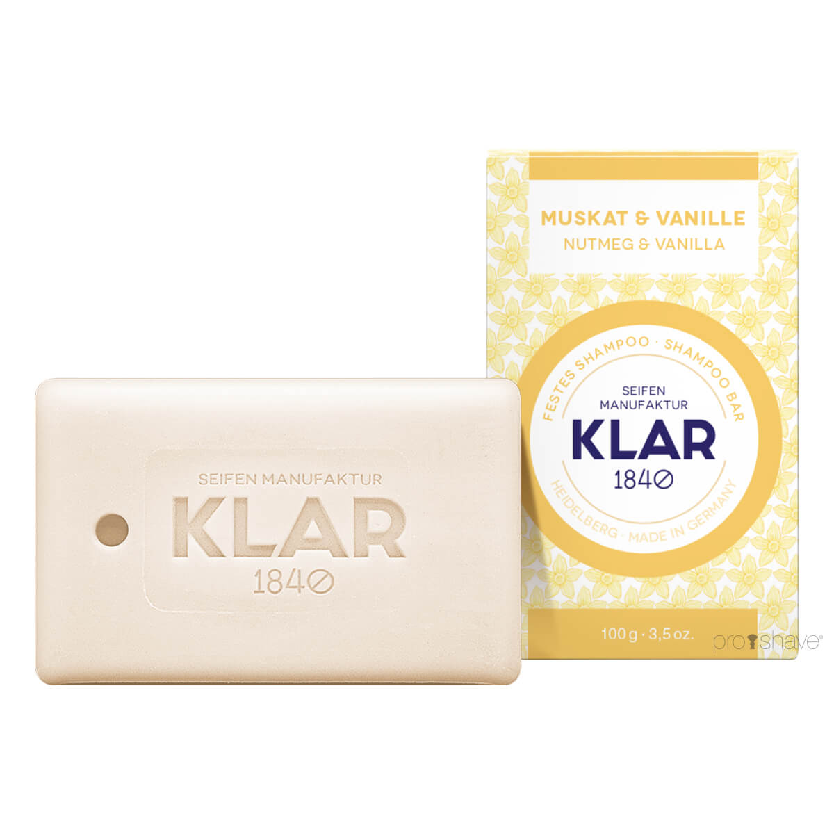 Schampo Bar, Muskotnöt & Vanilj, 100 gr.