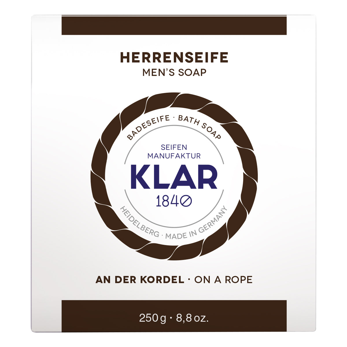Badtvål för män, På snöre, 250 gr.
