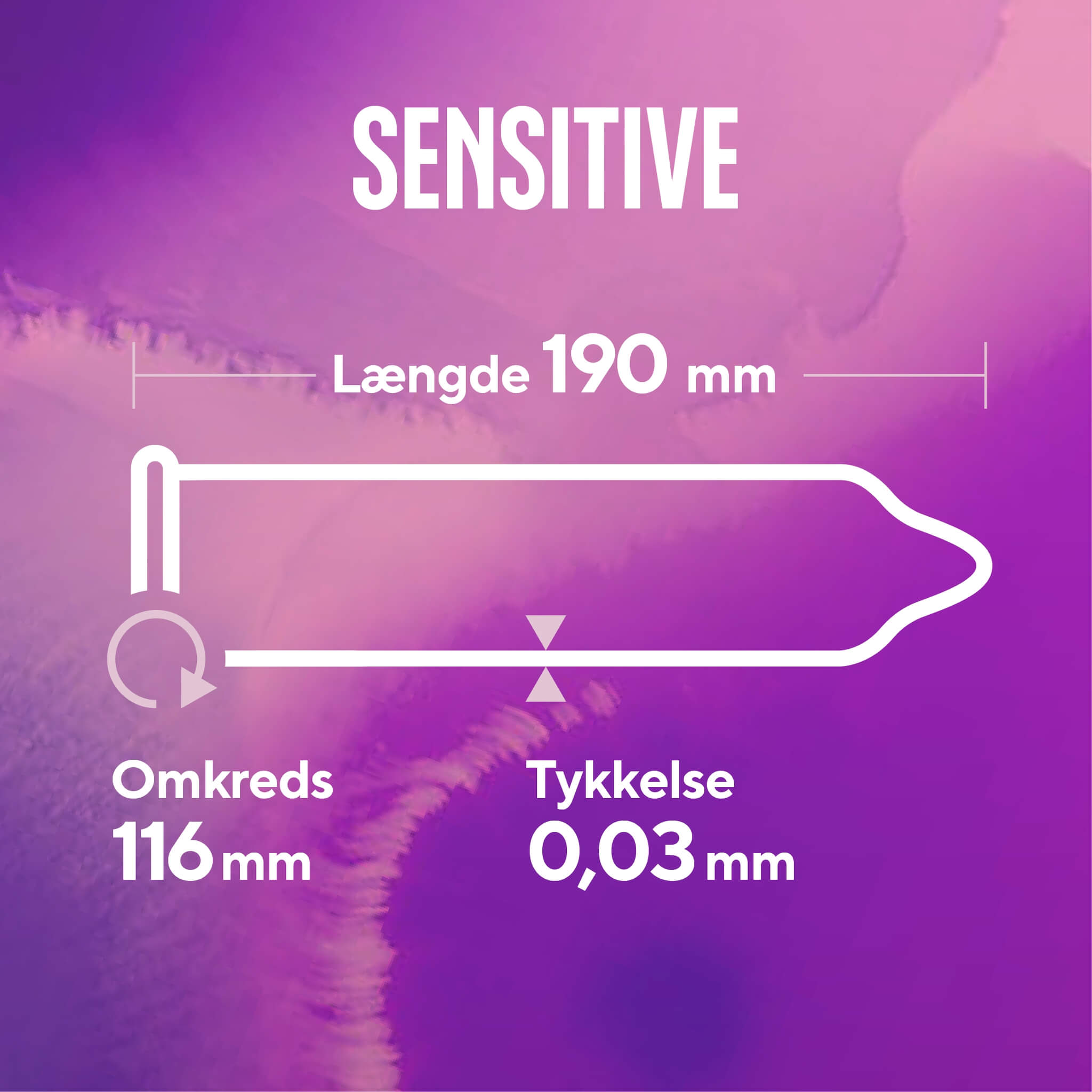 Sensitive-kondomer, 6 st.