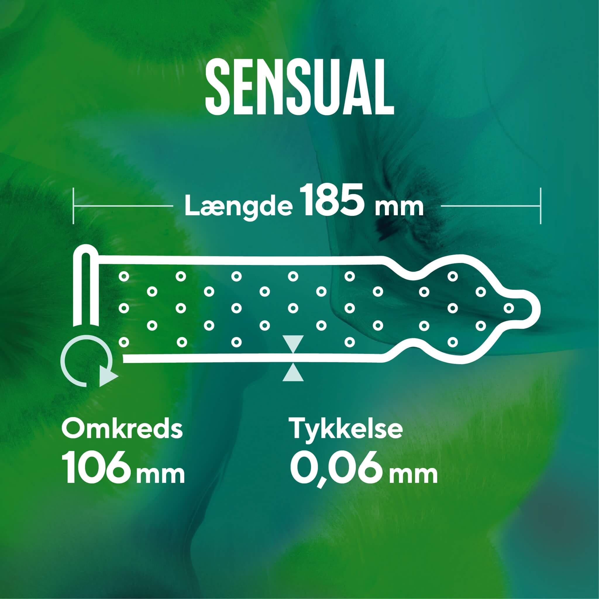 Sensual-kondomer, 10 st.