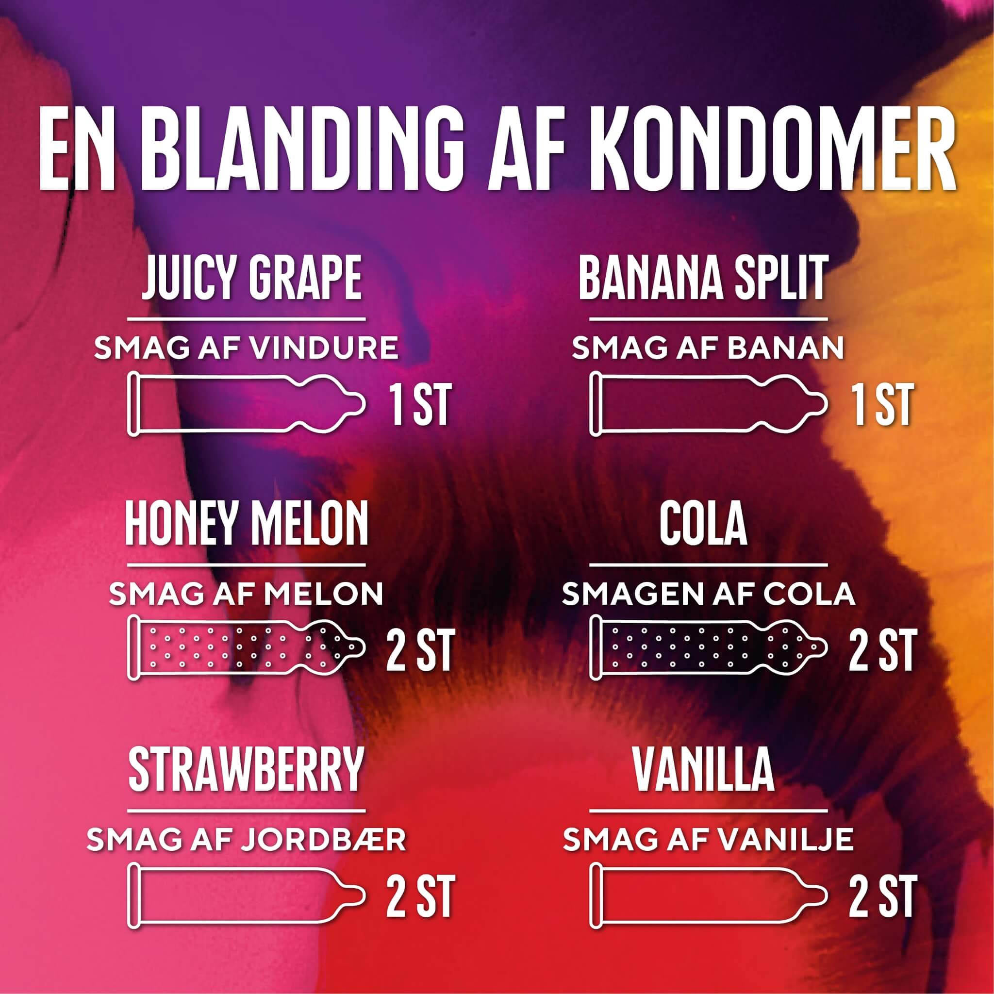Tasty-kondomer, 10 st.