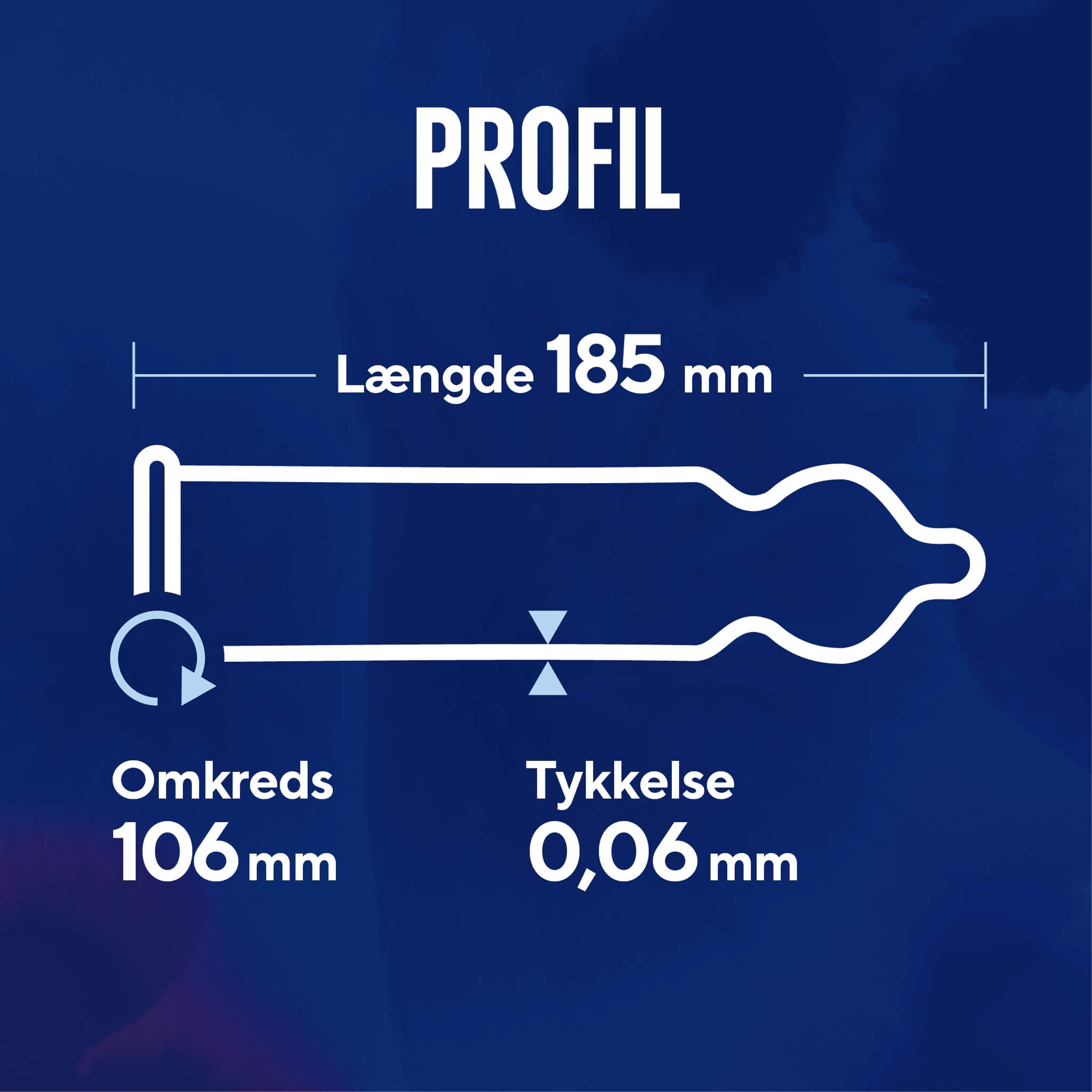 Profil-kondomer, 10 st.