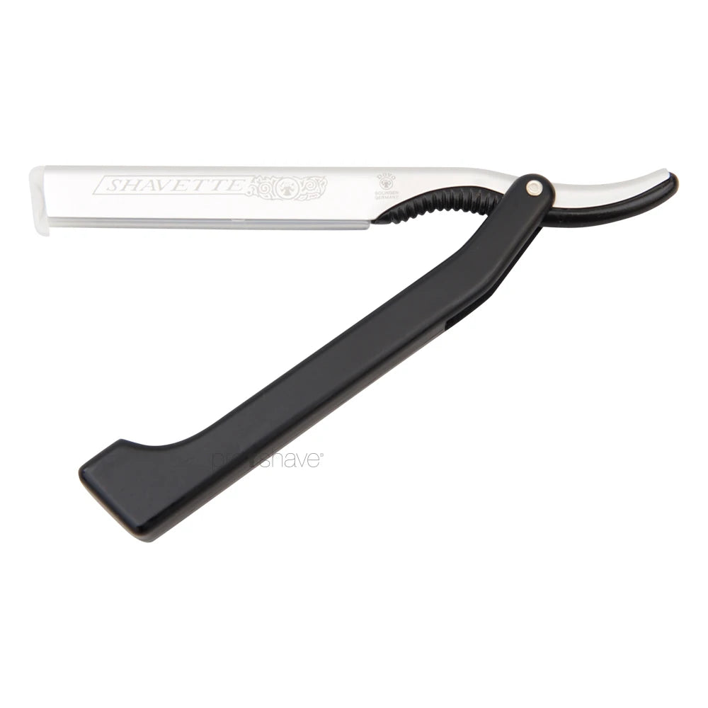 Shavette, aluminium, svart