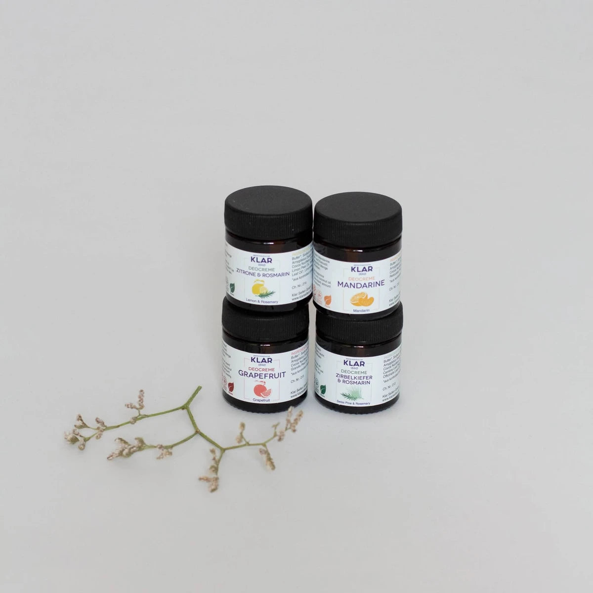 Deodorant Cream, Lemon & Rosemary, 30 ml
