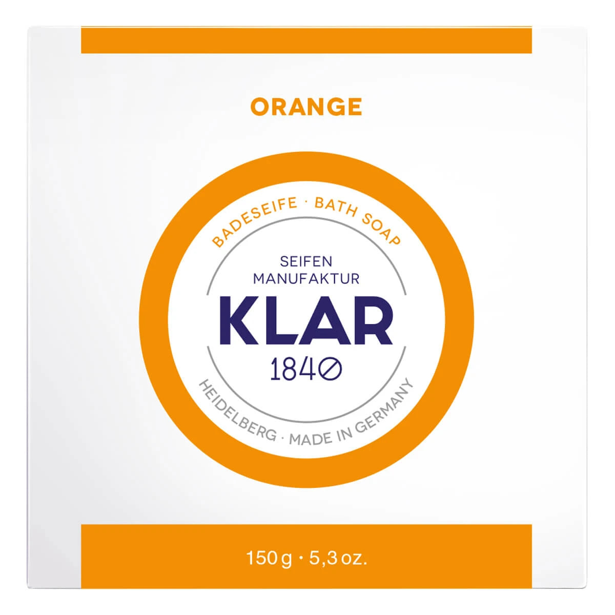 Badtvål, Orange, 150 gr.