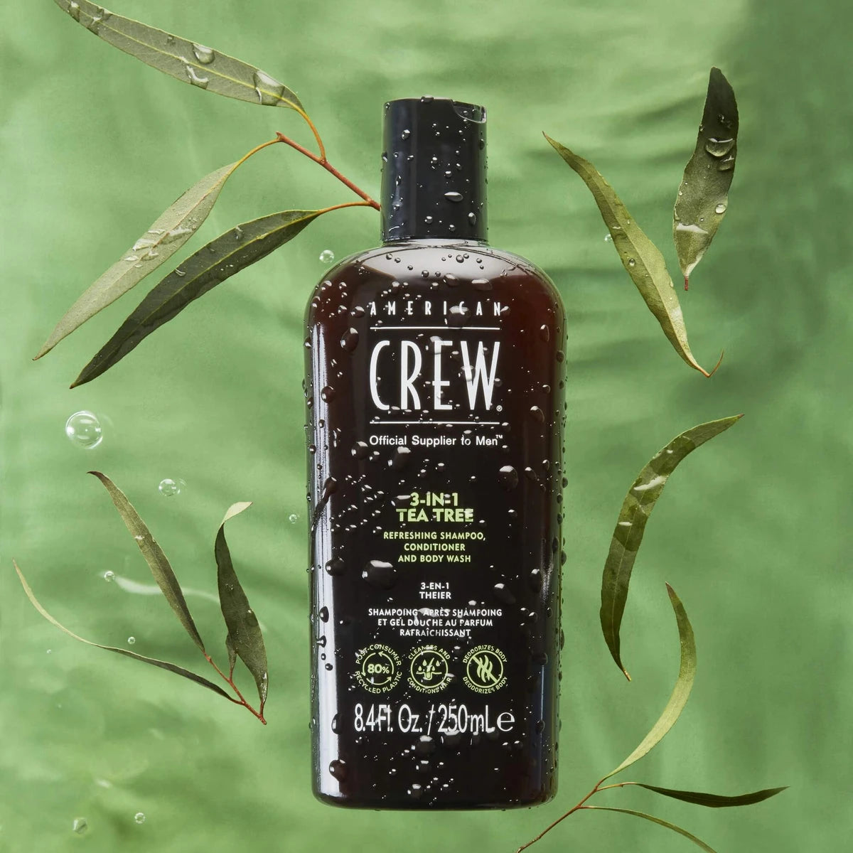 3-i-1 Schampo för hår och kropp med Tea Tree, 450 ml