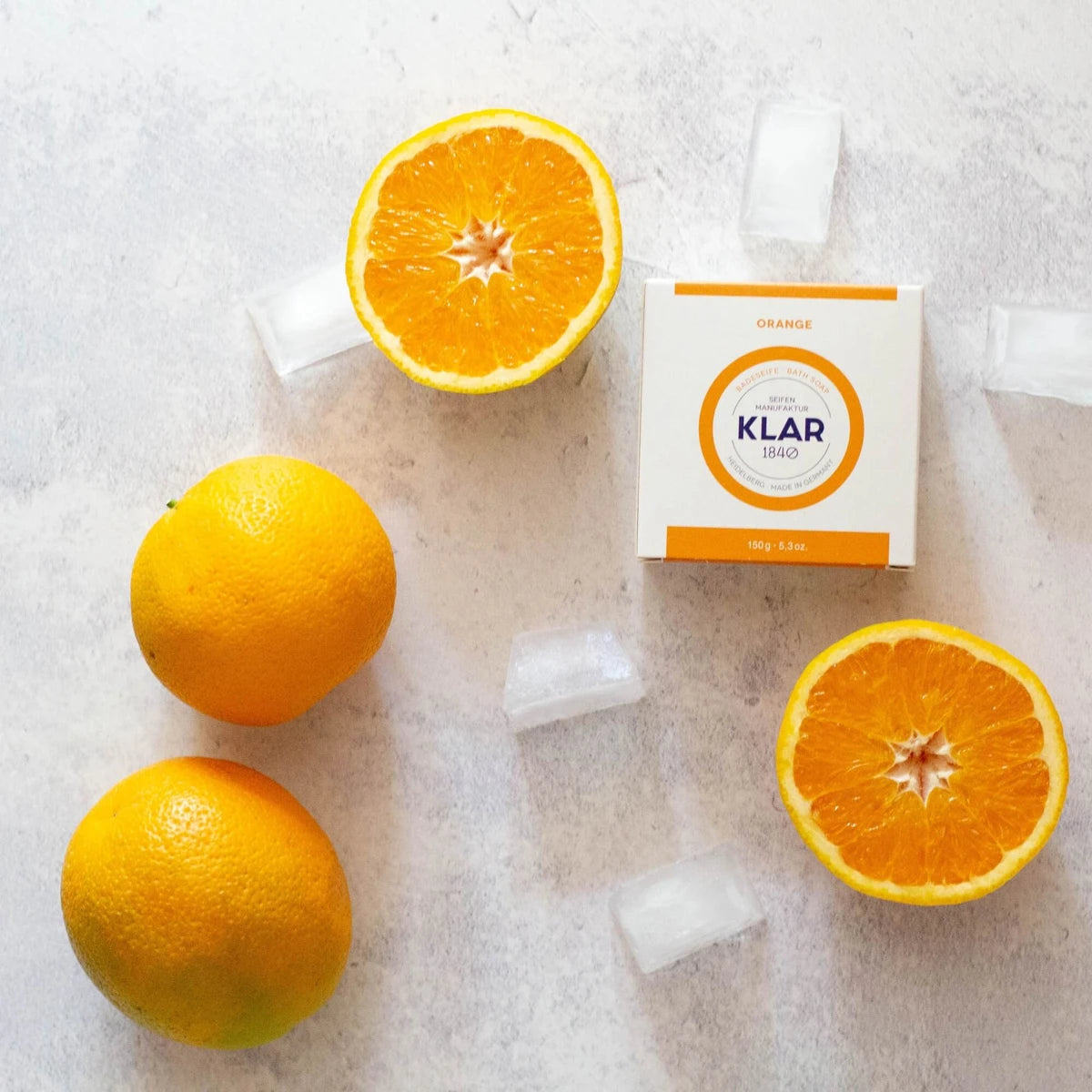Badtvål, Orange, 150 gr.