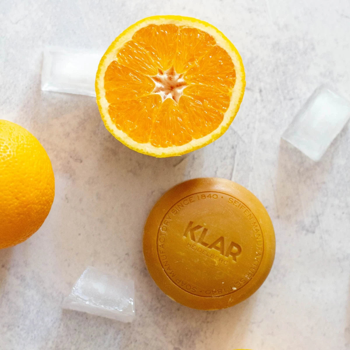 Badtvål, Orange, 150 gr.