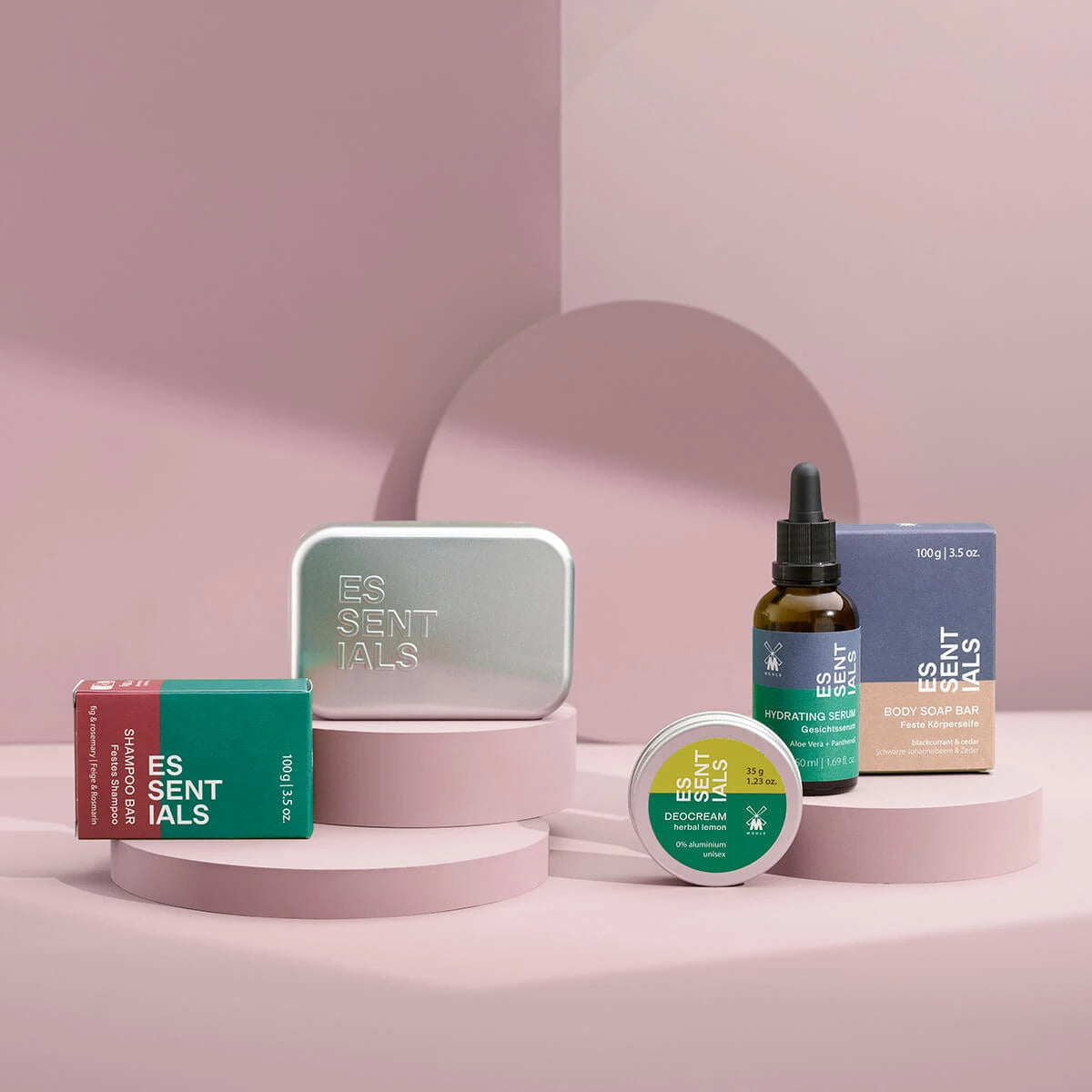 Schampo, Fig & Rosemary, Essentials, 100 gr.