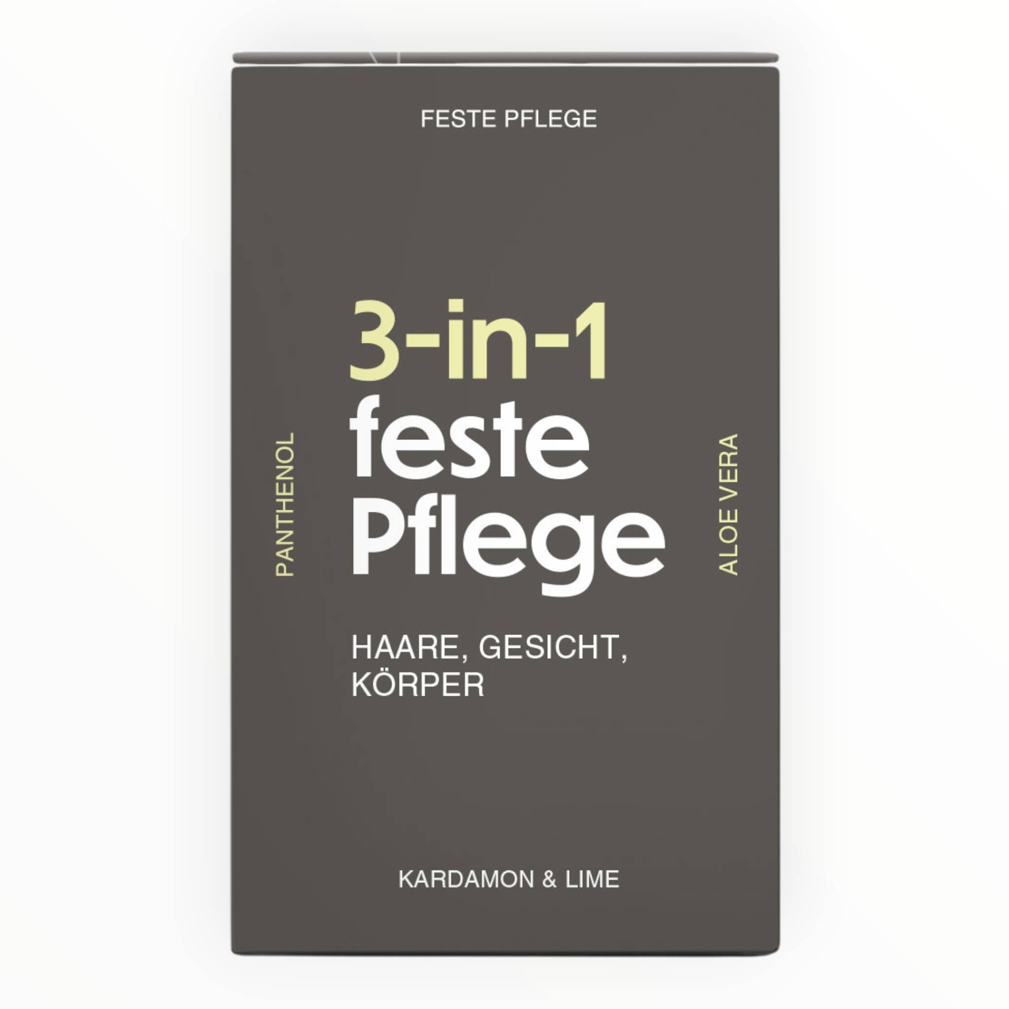 3-i-1-tvål för hår, ansikte och kropp, kardemumma och lime, 100 g.