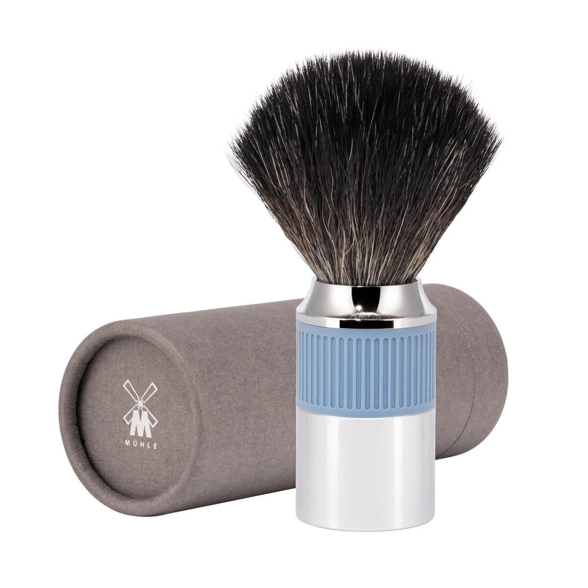 Rakborste av svart fiber, Neo, Glacier Blue