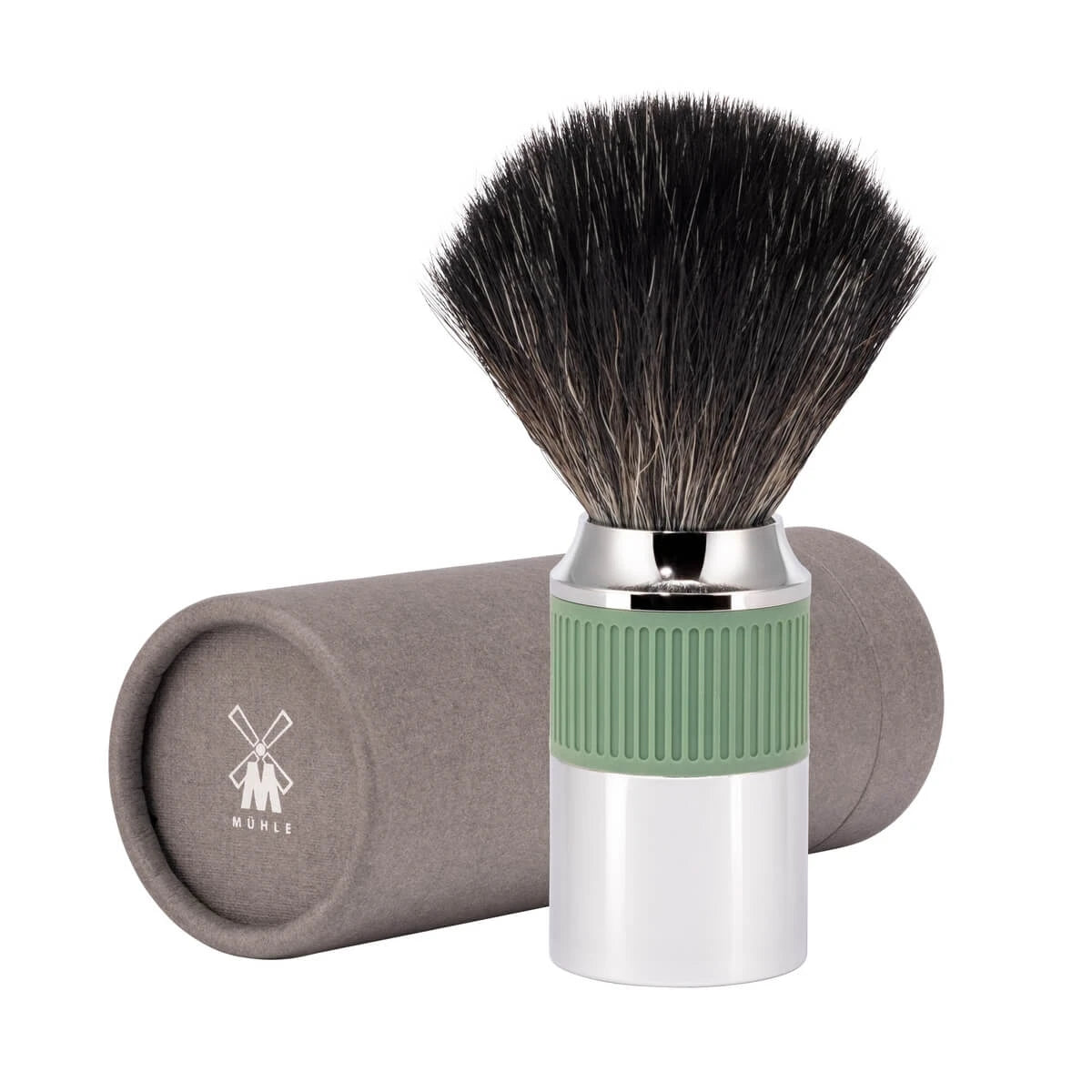 Rakborste av svart fiber, Neo, Salvia Green