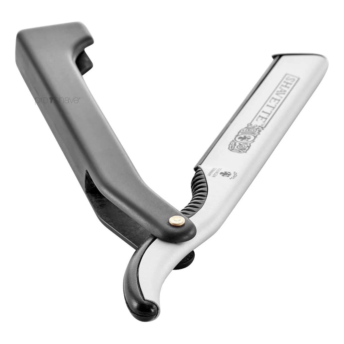 Shavette, aluminium, svart