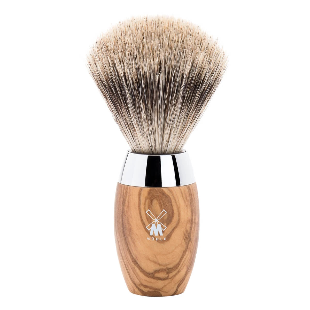 Fine Badger Rakborste, 21 mm, Kosmo, Olivträ