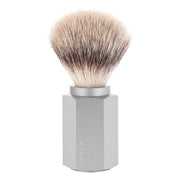 Mark Braun Silvertip Fibre® Rakborste, 21 mm, Hexagon, Silver Aluminium
