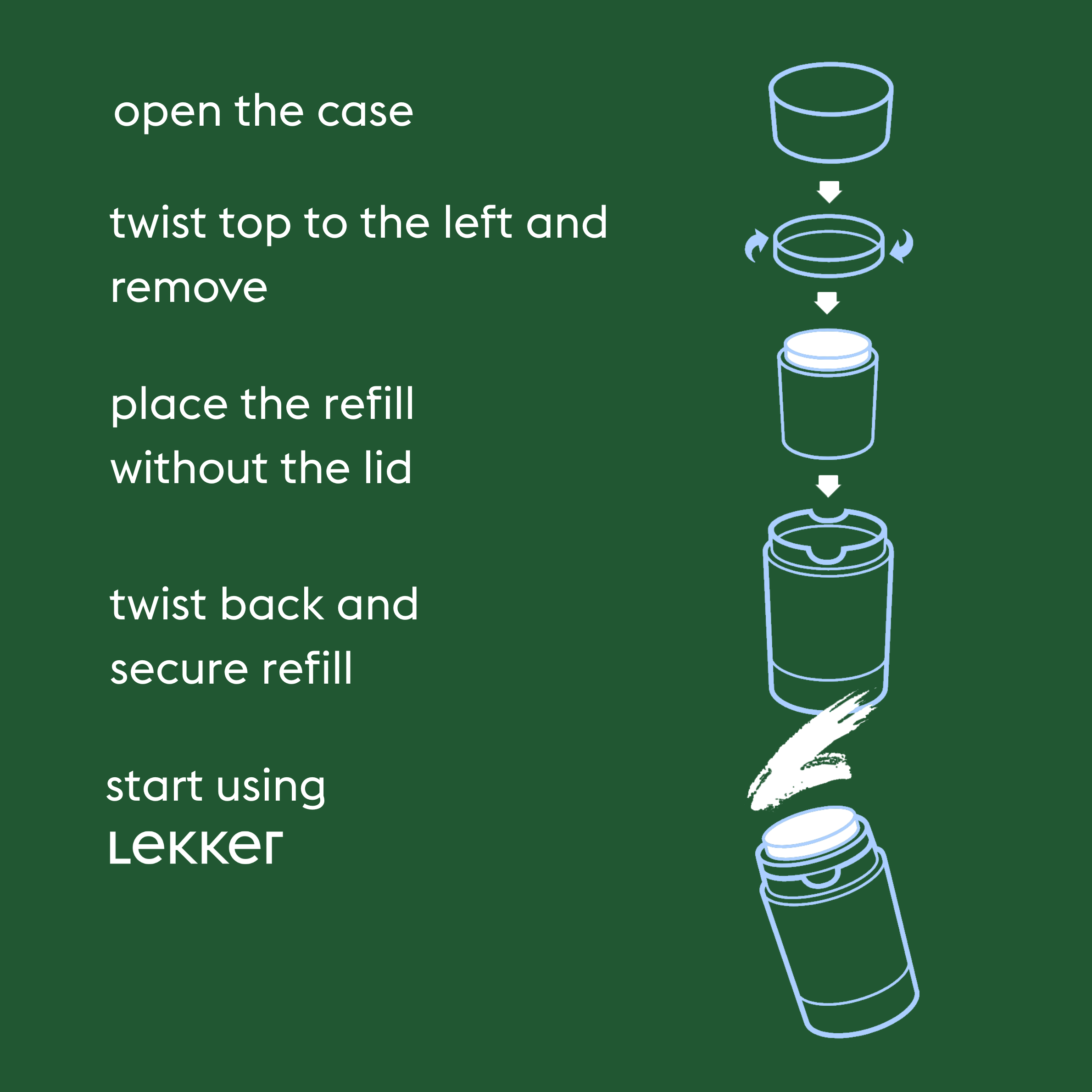 Deodorant Stick, Refill, Be Active