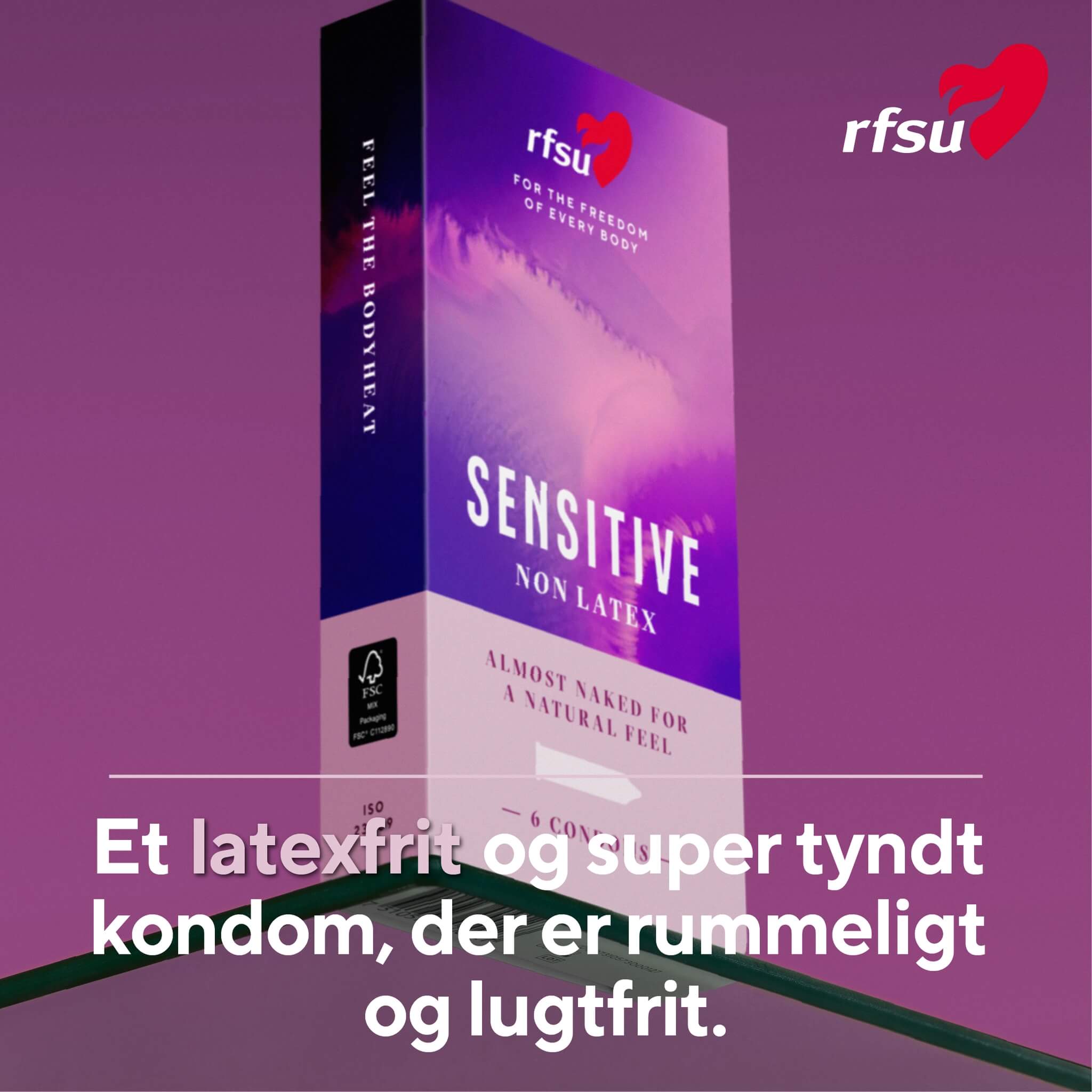 Sensitive-kondomer, 6 st.