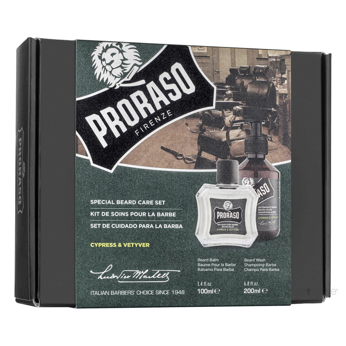 Presentask, Duo Pack, Skäggschampo & Skäggbalm, Cypress & Vetiver