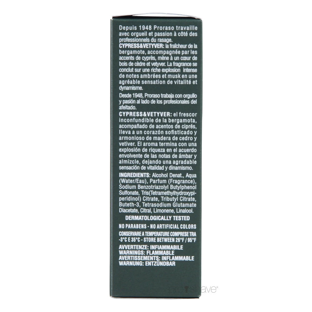 Köln, Cypress & Vetiver, 100 ml.