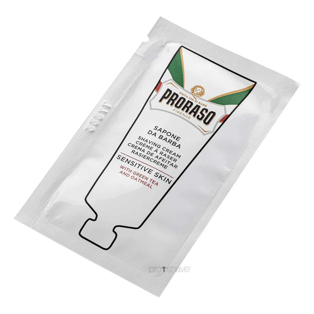 Rakkräm - Sensitive, Grönt te & havre, Prover, 4 ml.