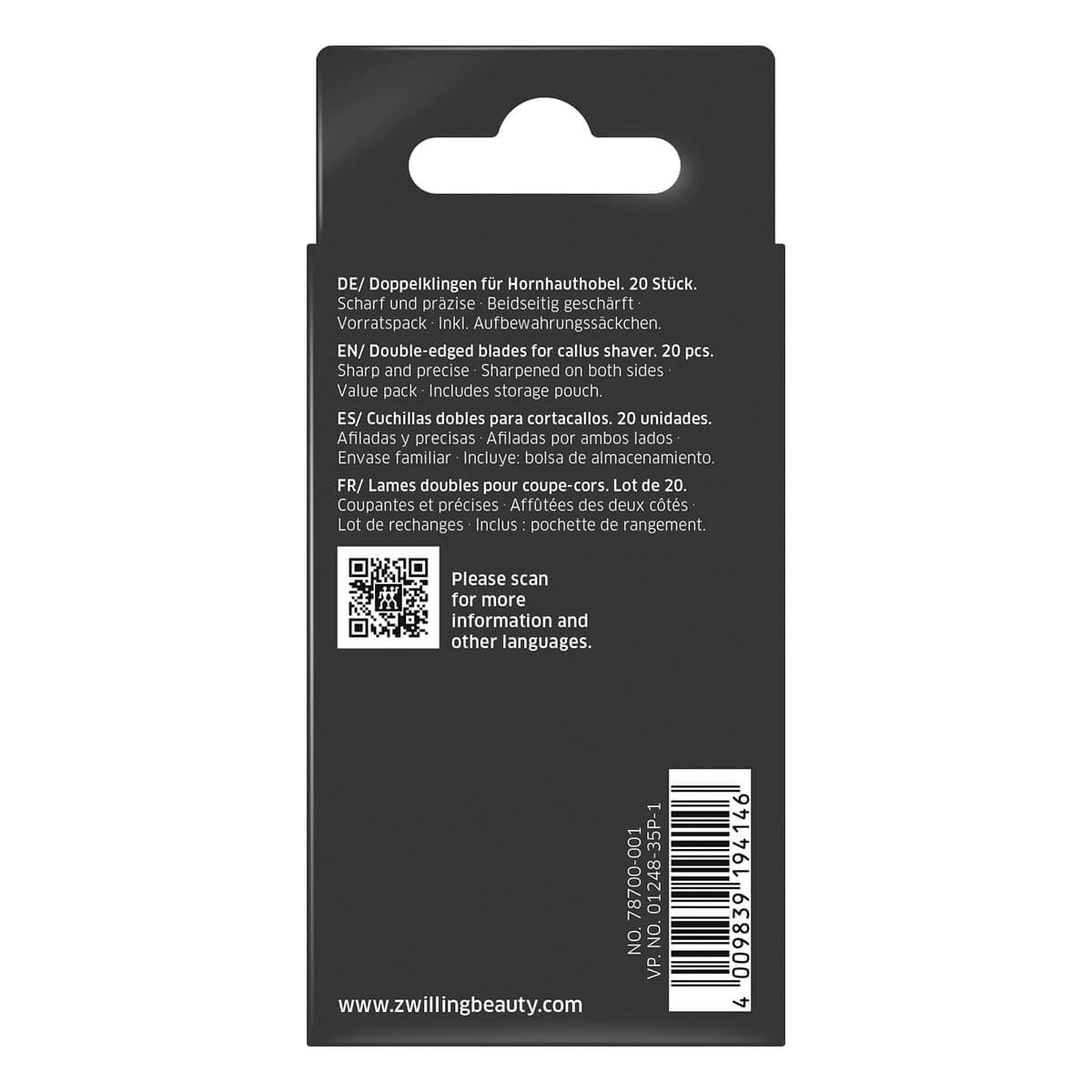 Blad för fothyvel, 2 x 10 st (20 st)